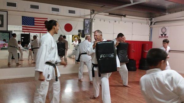 Sensei Eli Hall from Gainesville teaching.