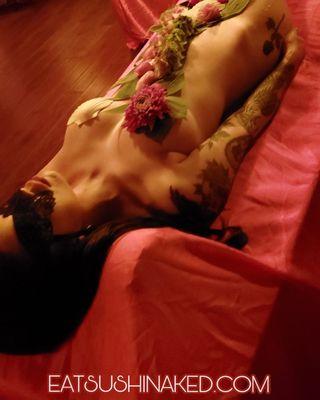 The art of nyotaimori requires skill and experience. Dont trust anyone else.