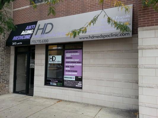 HD Medspa & Clinic located at 3615 N Ashland Ave, #1N, Chicago, IL 60613. To make an appointment call (773) 880-9160