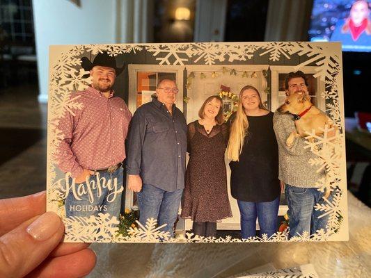 Our Xmas card!