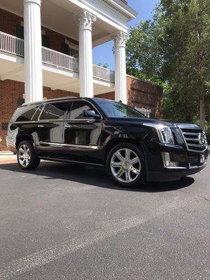 Black on black Cadillac Escalade Premium edition