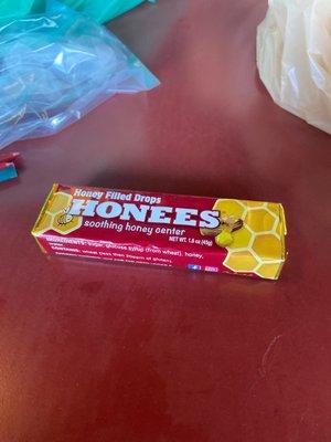 Honey Filled Cough Drops