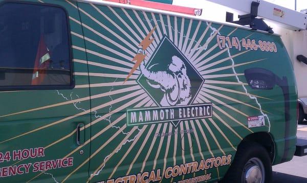 One of Mammoth Electric's  Service Van