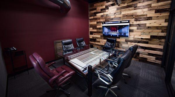 Conference room  at Moffett Productions in Houston Texas