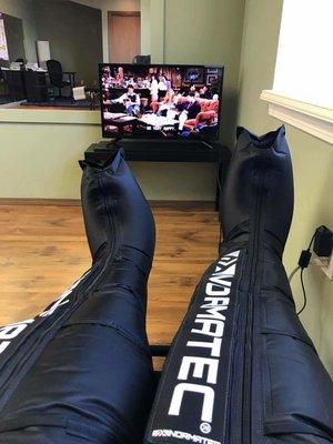 Normatec recovery station