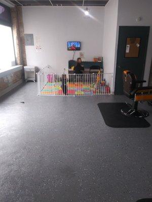 It is the child area in my shop.