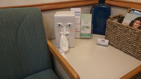 Cool tissue box!