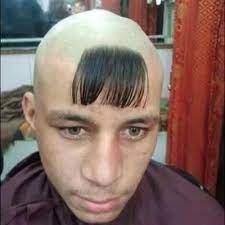 I was single for a while because of my cut but after i got my haircut i started getting all of the hot babes.