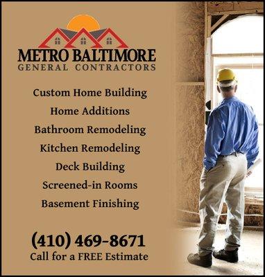 Metro Baltimore General Contractors