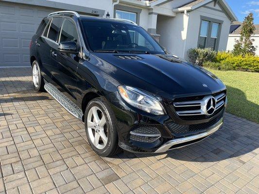 2016 Mercedes 
Full detail (1 step polish)