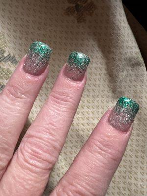 They did a great job on my St. Patrick's day nails,  I love out of town but always go there when im in town.