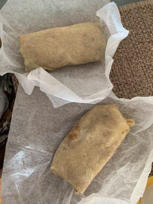 Huge burritos!!