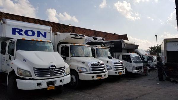 Some of our trucks in stock for sales, leasing or rentals.