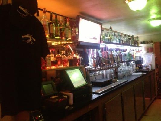 Behind the bar :)