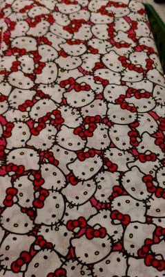 Hello Kitty fabric $10/yd