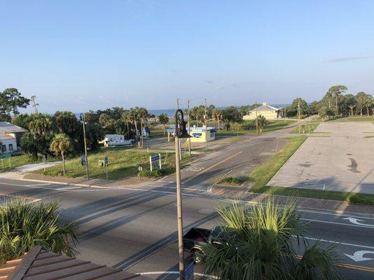 View from shop rooftop