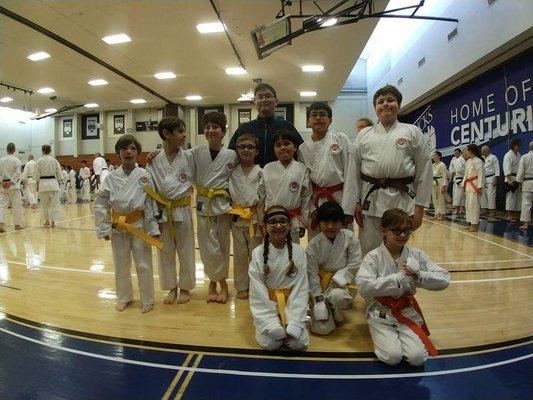 Competitors at the 2018 East Coast Karate Championships