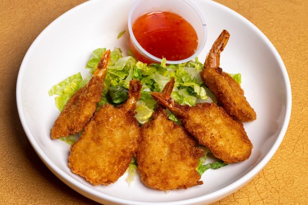 Panko Breaded Fried Shrimp & Sweet Chili Sauce