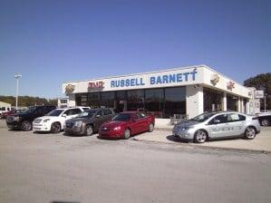 Russell Barnett Chevy GMC, serving Winchester, Tullahoma, Fayetteville, Chattanooga, and Huntsville.