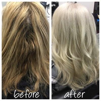 Color correction- going platinum!!