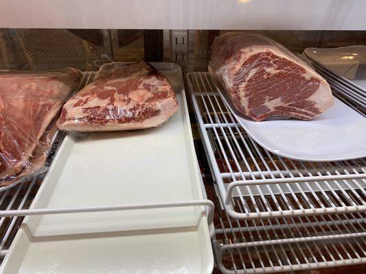 Finest meat provisions - eyeing that ribeye