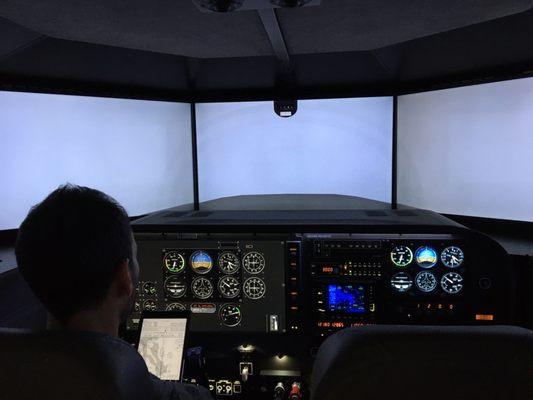 PFC DCX MAX ASTD Flight Simulator. Full motion and immersive experience.