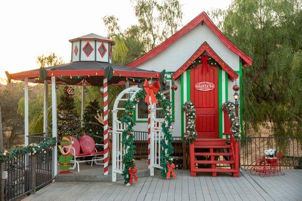 Santa's Treehouse Workshop.