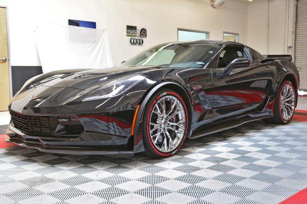 Beautiful Corvette Z06 with the finishing touches