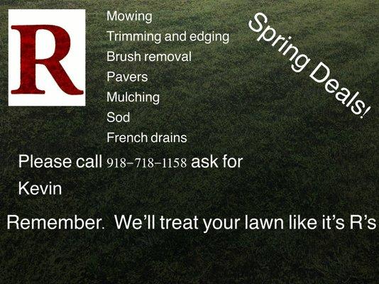 R Lawns and Landscaping