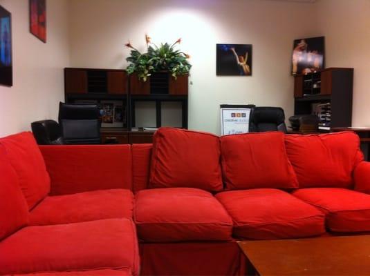 Lounge area in the entrance.