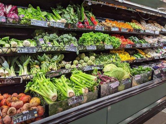 vegetable section