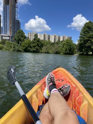 The water was clean and the kayaks were great!