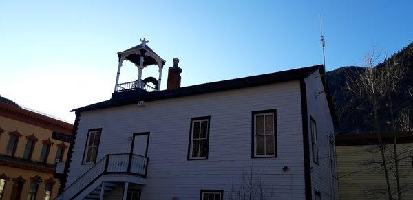 Another Shot Of The Georgetown Main Hall Completed Roof