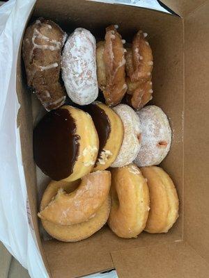 My nice assortment of fresh donuts!