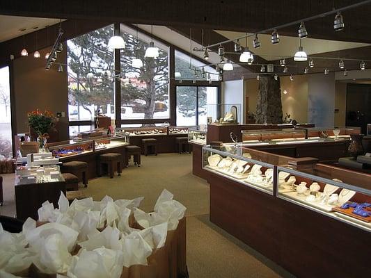 We have over 4,000 square feet of spectacular jewelry.  Choose from the Top Jewelry Brands in the country.