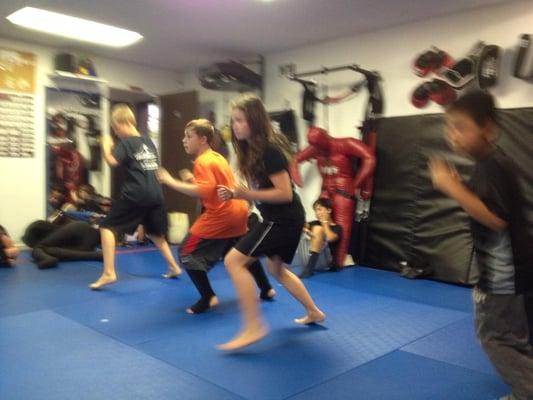 youth martial arts class