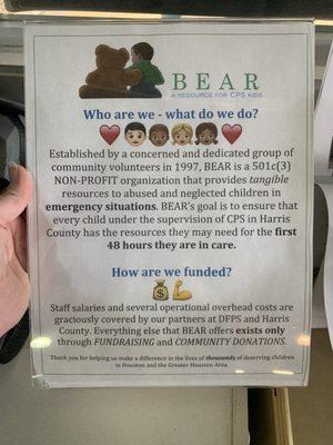 What BEAR is and does