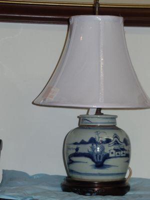 Canton ginger jar lamp