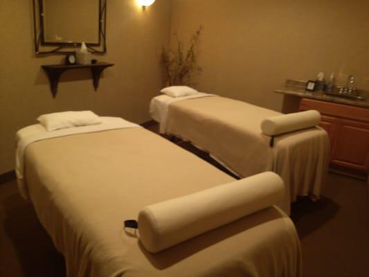 Couple's massage room