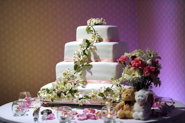 My Cherry Blossom Wedding Cake