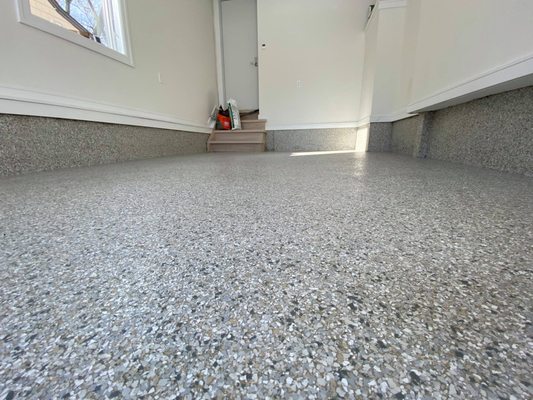 We can mend cracked garage floors and make them beautiful!