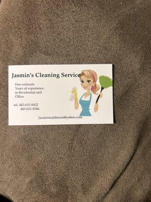 Jasmin’s cleaning service