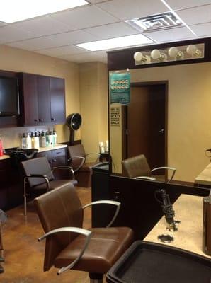 Hairstyling station