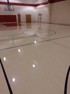 Stripping and refinishing flooring