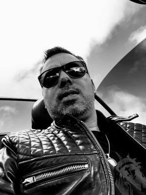 Rocking my Bad Ass Aviator style Persols  Perfect  look with the rocker leather jacket