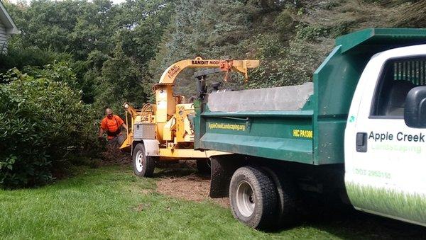 Brush chipping