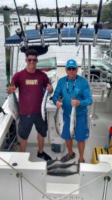 Banded Rudderfish and King Mackerel