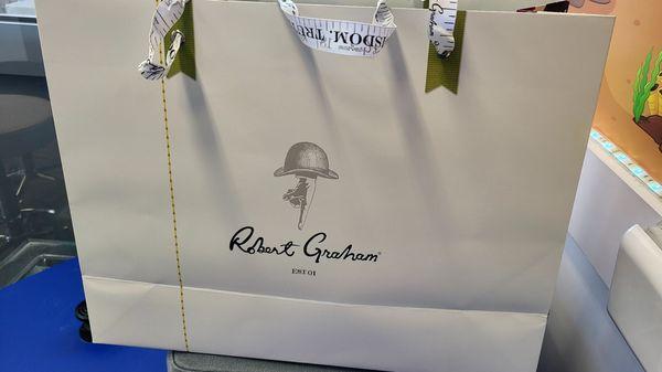 Hopefully a bday surprise for moi Robert Graham LV Premium Outlets  Tuesday March 8, 2022