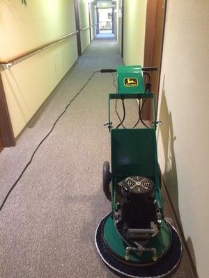 Our commercial customers are loving this new low moisture cleaning system.