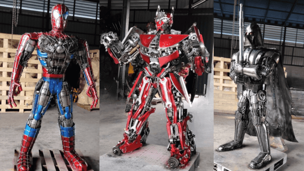 Sculpting Icons from Recycled Materials: The Art of Slava Kromsky